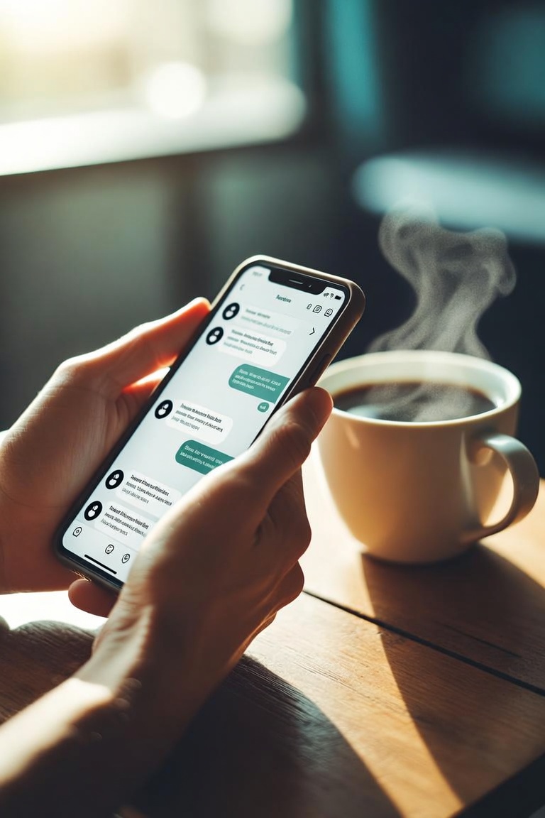 A conversation over coffee